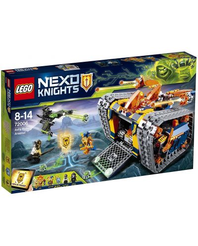 Конструктор Lego Nexo Knights - Подвижният арсенал на Axl (72006) - 1
