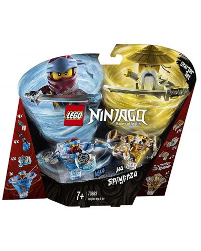 Конструктор Lego Ninjago - Спинджицу Nya и Wu (70663) - 3