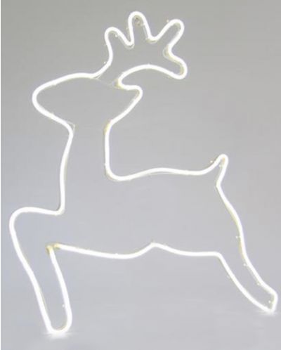 LED Декоративен елен Eurolamp - IP44, 33 W, 65 x 58 cm, бял - 1