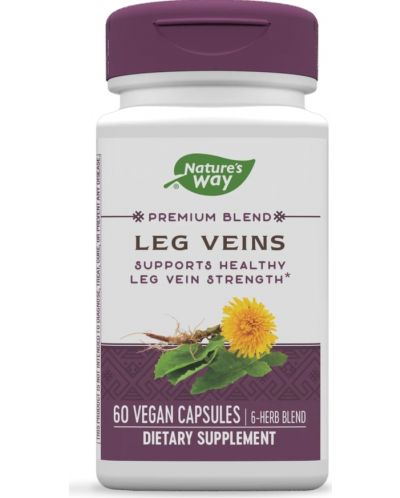 Leg Veins, 60 капсули, Nature’s Way - 1