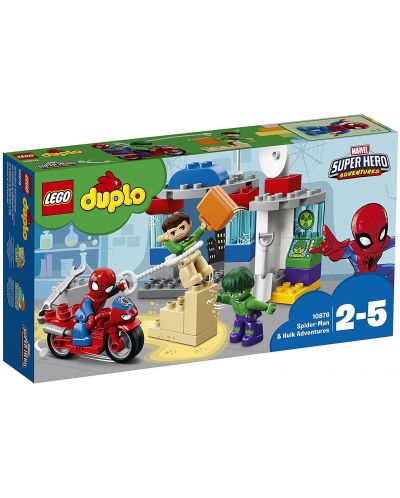 Конструктор Lego Duplo - Приключенията на Spider-Man и Hulk (10876) - 1