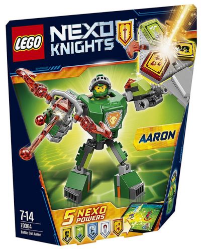 Конструктор Lego Nexo Knights - Аарон с боен костюм (70364) - 1