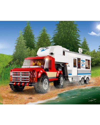 Конструктор Lego City - Пикап и каравана (60182) - 3