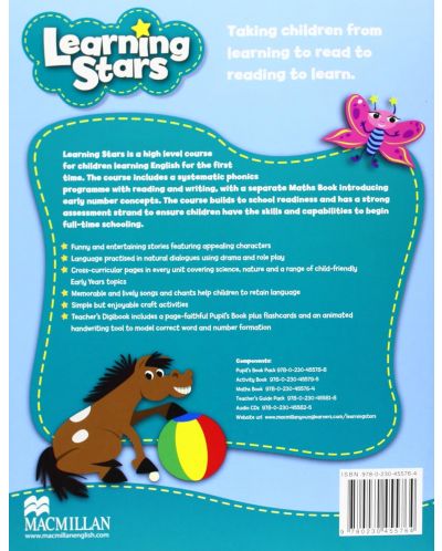 Learning Stars Level 2: Maths Book / Английски език - ниво 2: Математическа тетрадка - 2