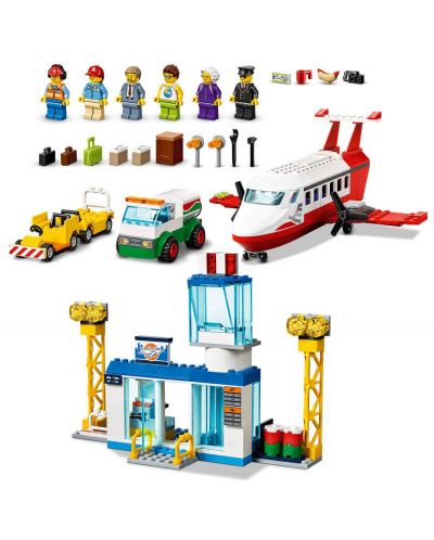 Конструктор Lego City - Централно летище (60261) - 4