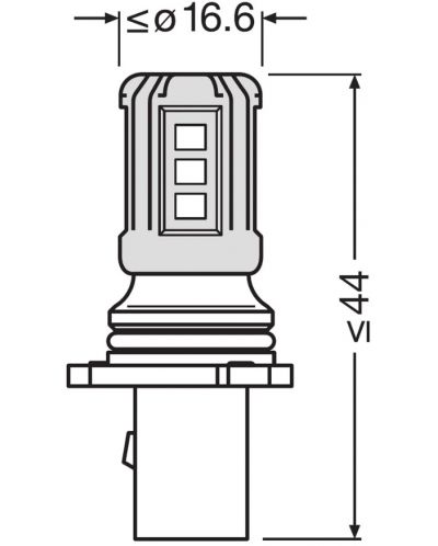 LED Авто крушка Osram - P13W, 828DWP, LEDriving SL - 4