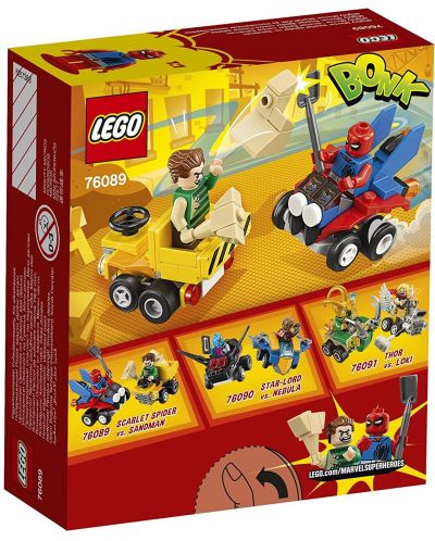 Конструктор Lego Super Heroes - Mighty Micros: Scarlet Spider vs. Sandma (76089) - 7