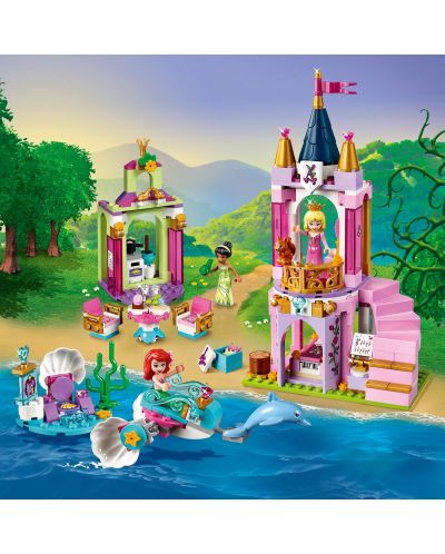 Конструктор Lego Disney Princess - Кралското празненство на Ариел, Аврора и Тиана (41162) - 9