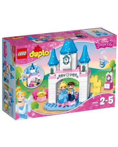 Контруктор LEGO Duplo Disney Princess - Магическият замък на Пепеляшка (10855)
