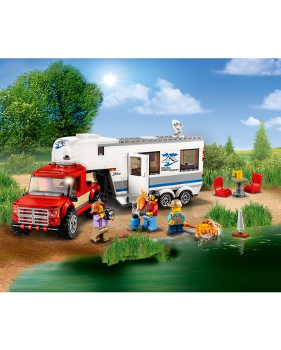 Конструктор Lego City - Пикап и каравана (60182) - 11