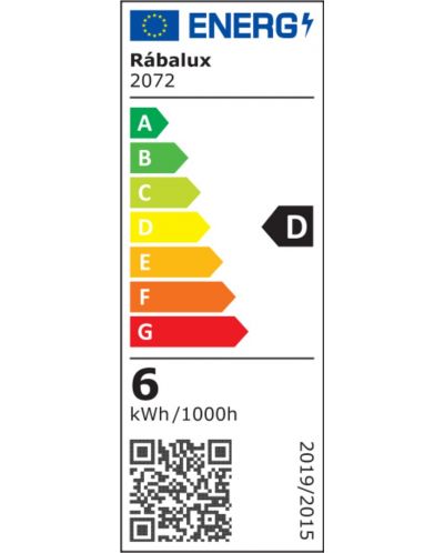 LED крушка Rabalux - E27, 6W, G45, 2700К, филамент - 2