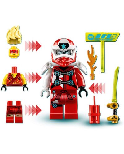 Конструктор Lego Ninjago - Аватар на Kai, капсула (71714) - 5