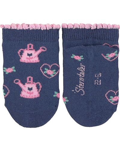 Летни чорапки Sterntaler - За момиче, 3 чифта, размер 19/22, 12-24 м - 4