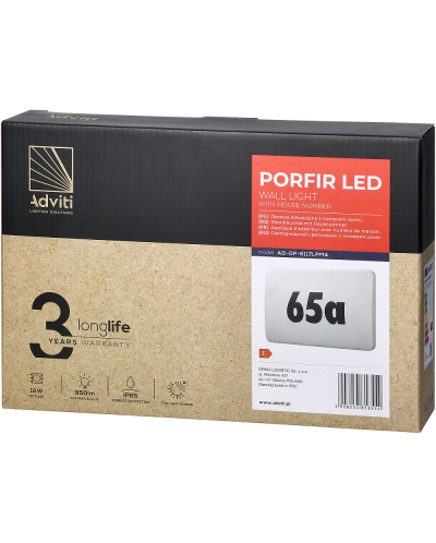 LED плафон с номер Orno - Porfir, OR-OP-6117LPM4, IP65, 12W, 230V, 4000K, бял - 2