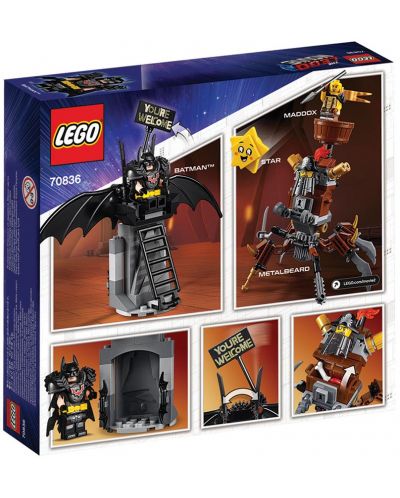 Конструктор Lego Movie 2 - Батман, готов за битка, и Железният (70836) - 6