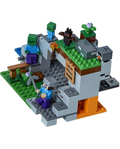 Конструктор Lego Minecraft - Пещерата на зомбитата (21141) - 8