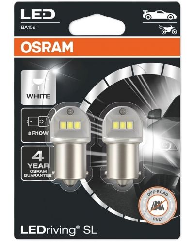 LED Автомобилни крушки Osram - LEDriving, SL, R10W, 1.2W, 2 броя, бели - 1