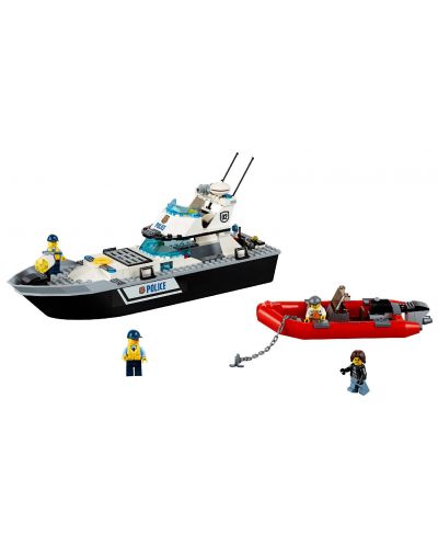 Конструктор Lego City - Полицейска патрулна моторница (60129) - 4