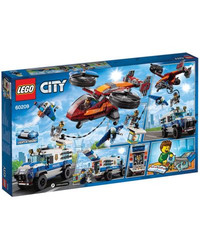 Конструктор Lego City - Полиция в небето, кражба на диаманти (60209) - 6