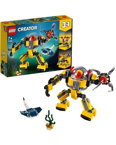 Конструктор LEGO Creator 3 в 1 - Подводен робот (31090) - 6