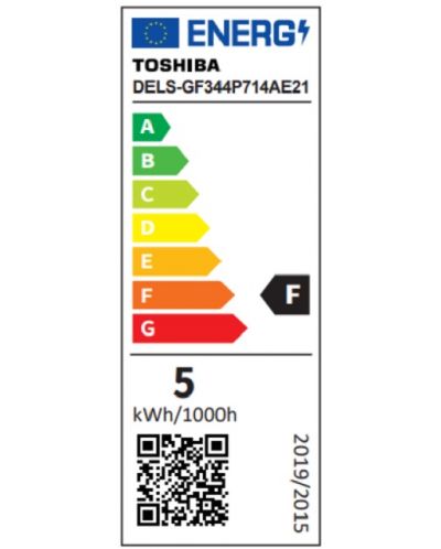 LED крушка Toshiba - 4.7=40W, E14, 470 lm, 3000K - 3