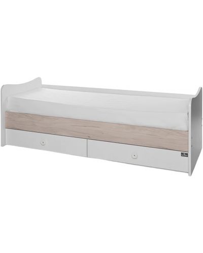 Легло Lorelli - Maxi Plus, 3Box, 70 х 160 cm, бяло/светъл дъб - 8
