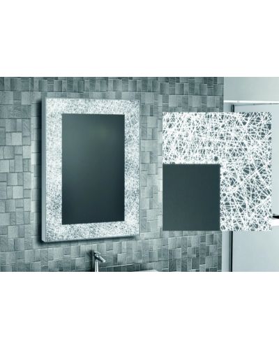 LED Огледало за стена Inter Ceramic - ICL 1792, 60 x 90 cm, синьо - 4