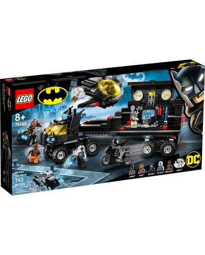 Конструктор Lego DC Super Heroes - Подвижната база на прилепа (76160) - 1