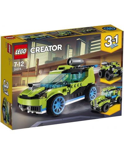 Конструктор Lego Creator - Ракетна кола за рали (31074) - 1