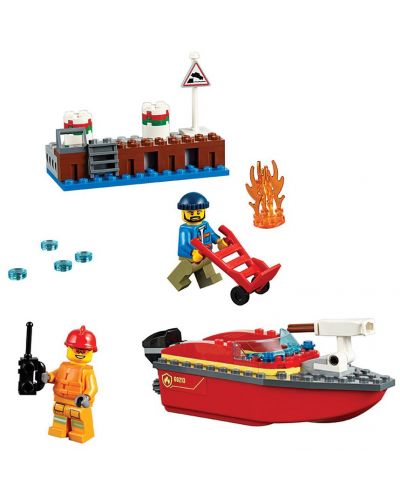 Конструктор Lego City - Пожар на доковете (60213) - 3