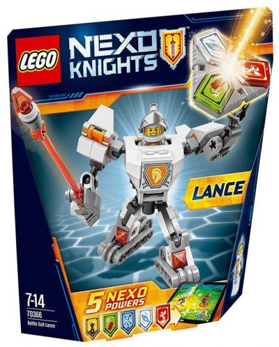 Конструктор Lego Nexo Knights - Lance с боен костюм (70366) - 1