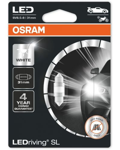 LED Авто крушка Osram LEDriving -C5W (31 mm), 6438DWP-01B, LEDriving SL - 1