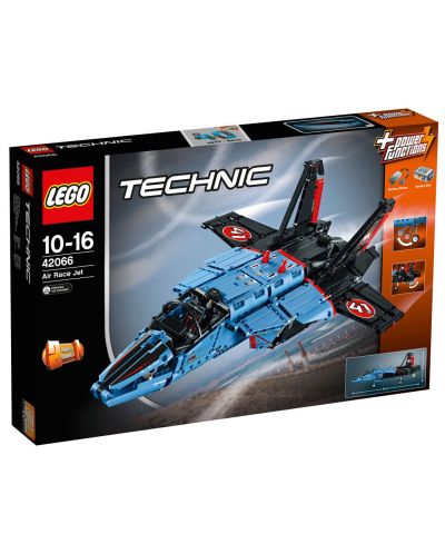Конструктор Lego Technic  - Реактивен самолет за състезания (42066) - 1