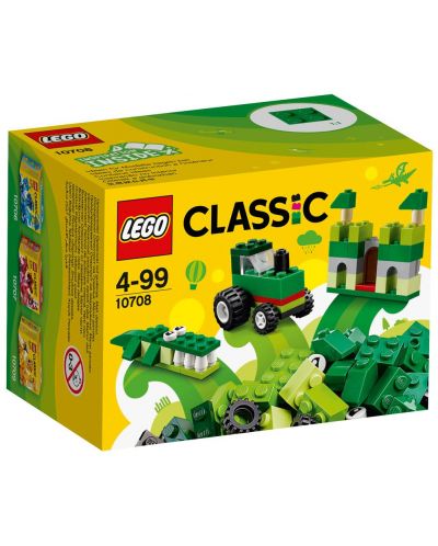 Конструктор Lego Classic - Зелена кутия за творчество (10708) - 1