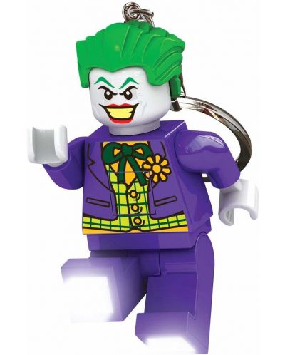 Мини ключодържател Lego DC Super Heroes - The Joker, с LED светлина - 2