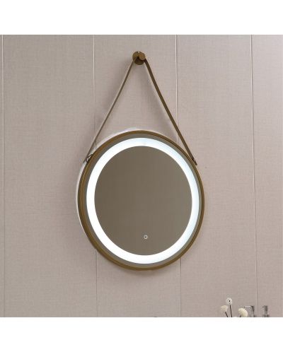 LED Огледало за стена Inter Ceramic - ICL 1398G, Ø60, златисто - 1