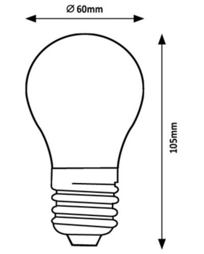 LED Smart крушка Rabalux - E27, 4W, A60, 2700К, филамент - 10