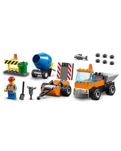 Конструктор Lego Juniors - Камион за пътни ремонти (10750) - 6
