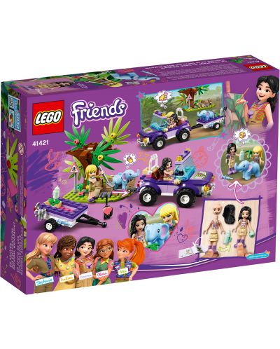 Конструктор Lego Friends - Спасяването на бебето слон в джунглата (41421) - 2