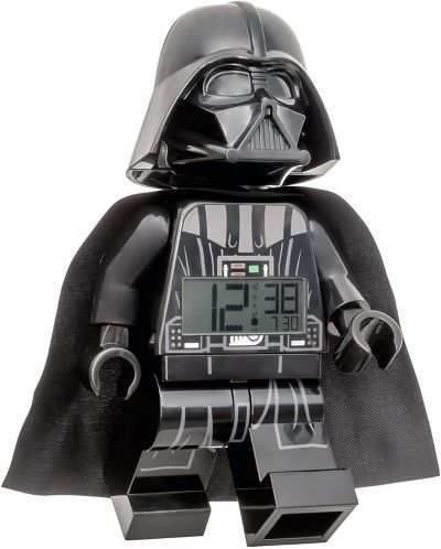 Настолен часовник Lego Wear - Star Wars, Darth Vader, с наметало и будилник - 3