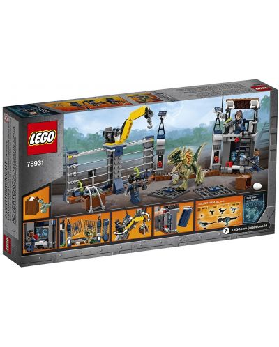 Конструктор Lego Jurassic World - Нападение на дилофозавър (75931) - 4