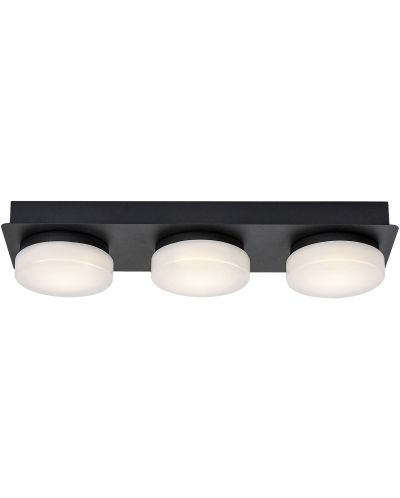 LED Плафон Rabalux - Attichus 75003, IP 44, 18 W, черен мат - 4