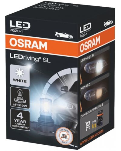 LED Авто крушка Osram - PS19W, 5201DWP, LEDriving SL - 1