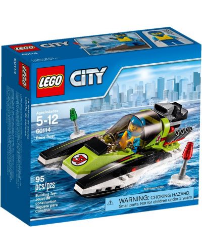 Конструктор Lego City - Състезателна лодка (60114) - 1