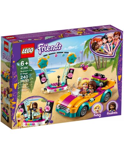 Конструктор Lego Friends - Колата и сцената на Andrea (41390) - 1