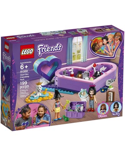 Конструктор Lego Friends - Кутии с форма на сърце, пакет за приятелство (41359) - 9