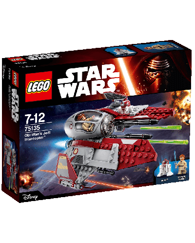 Lego Star Wars: Джедайски кораб на Оби Уан (75135) - 1