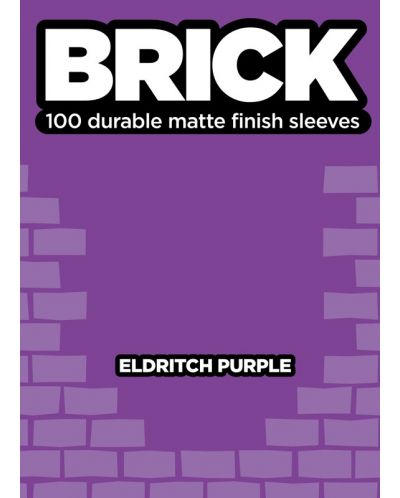 Legion Standard Size "Brick Sleeves" - Eldritch Purple (100) - 1