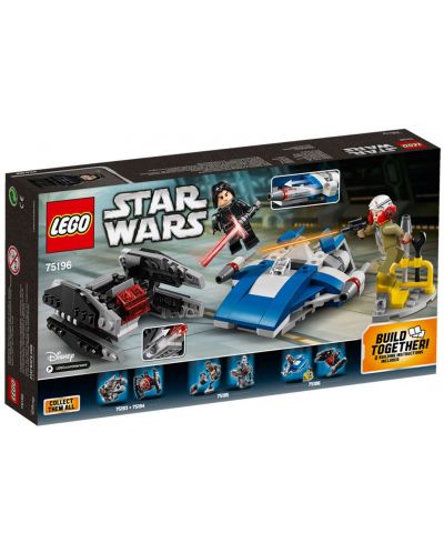 Конструктор Lego Star Wars - A-wing™ vs. TIE Silencer™ Microfighters (75196) - 4