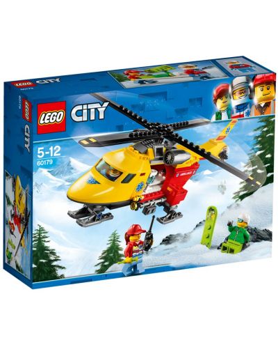 Конструктор Lego City - Линейка хеликоптер (60179) - 1